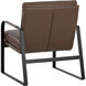 Sterling Missouri Mahogany Leather Lounge Chair